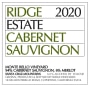 Ridge Estate Cabernet Sauvignon (1.5 Liter Magnum) 2020  Front Label
