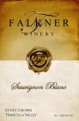 Falkner Winery Sauvignon Blanc 2015  Front Label