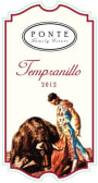 Ponte Family Estate Tempranillo 2012  Front Label