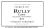 Vincent Girardin Rully Les Cloux Premier Cru 2013  Front Label