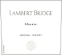 Lambert Bridge Malbec 2018  Front Label