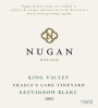 Nugan Estate Frasca's Lane Vineyard Sauvignon Blanc 2005 Front Label