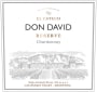 El Esteco Don David Reserve Chardonnay 2016  Front Label
