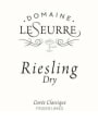 Domaine LeSeurre Cuvee Classique Dry Riesling 2018  Front Label