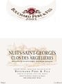 Bouchard Pere & Fils Nuits-Saint-Georges Clos des Argillieres Premier Cru 2002  Front Label