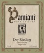 Damiani Wine Cellars Dry Riesling 2012 Front Label