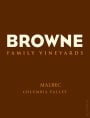 Browne Family Vineyards Malbec 2017  Front Label