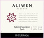 Undurraga Aliwen Reserva Cabernet Sauvignon Shiraz 2007  Front Label