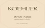 Koehler Winery Pinot Noir 2012  Front Label