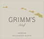 Grimm's Bluff Reserve Sauvignon Blanc 2016  Front Label