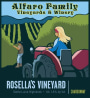 Alfaro Family Rosella's Vineyard Chardonnay 2017  Front Label