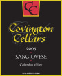 Covington Cellars Sangiovese 2005 Front Label