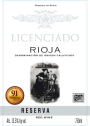 Burgo Viejo Licenciado Reserva 2012  Front Label