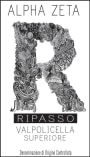 Alpha Zeta Valpolicella Ripasso Superiore R 2015  Front Label