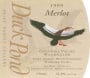 Duck Pond Desert Wind Vineyard Merlot 1999  Front Label