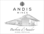 Andis Barbera d'Amador 2017  Front Label