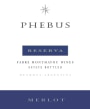 Fabre Montmayou Phebus Reserva Merlot 2013  Front Label