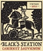 Black's Station Cabernet Sauvignon 2015 Front Label