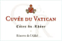 Cuvee du Vatican Cotes du Rhone Reserve de l'Abbe 2017  Front Label