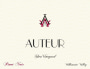 Auteur Wines Shea Vineyard Pinot Noir 2013  Front Label