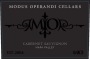 Modus Operandi Cellars Cabernet Sauvignon 2014 Front Label
