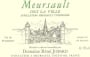 Domaine Remi Jobard Meursault Sous la Velle (375ML half-bottle) 2020  Front Label