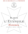 Chateau L'Evangile Pomerol Blason 2013  Front Label