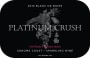 Platinum Crush, Inc. Blanc De Noir 2013  Front Label