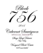 Vineyard Block Estate Block 756 Special Reserve Stags Leap District Cabernet Sauvignon 2014  Front Label