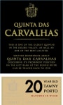 Quinta das Carvalhas 20 Year Old Tawny Porto  Front Label
