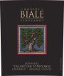 Robert Biale Vineyards Valsecchi Vineyard Zinfandel 2015  Front Label