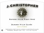 J. Christopher Dundee Hills Cuvee Pinot Noir 2010  Front Label