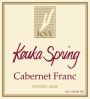 Keuka Spring Winery Cabernet Franc 2014  Front Label