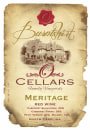 Burntshirt Vineyards O Cellars Meritage Red 2015  Front Label