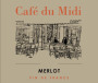Cafe du Midi  2016  Front Label