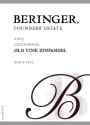 Beringer Founders Estate Old Vine Zinfandel 2005 Front Label