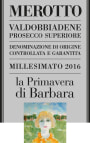 Casa Vinicola Merotto La Primavera di Barbara Dry 2016  Front Label