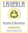 La Gerla Brunello di Montalcino (375ML half-bottle) 2020  Front Label