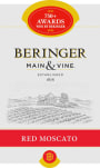 Beringer Main & Vine Red Moscato  Front Label