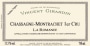 Vincent Girardin Chassagne-Montrachet La Romanee Vieilles Vignes Premier Cru 2003  Front Label