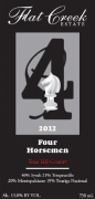 Flat Creek Estate Four Horsemen 2012 Front Label
