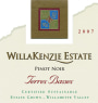 WillaKenzie Estate Terres Basses Pinot Noir 2007 Front Label
