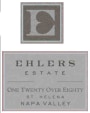 Ehlers Estate One Twenty Over Eighty 2011 Front Label