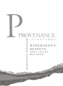 Provenance Vineyards Winemakers Reserve Blend 2017  Front Label