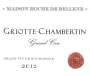 Maison Roche de Bellene Griotte-Chambertin Grand Cru 2012  Front Label