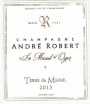 Andre Robert Blanc de Blancs Grand Cru Brut 2013  Front Label