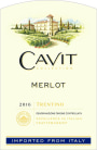 Cavit Merlot 2016  Front Label