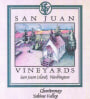 San Juan Vineyards Chardonnay 2008  Front Label