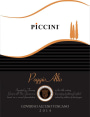 Piccini Poggio Alto 2014 Front Label