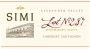 Simi Lot No. 287 Cabernet Sauvignon 2014  Front Label